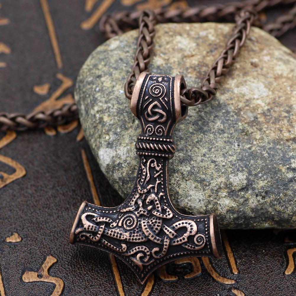 Viking Mjolnir  PROTECTION Amulet Necklace