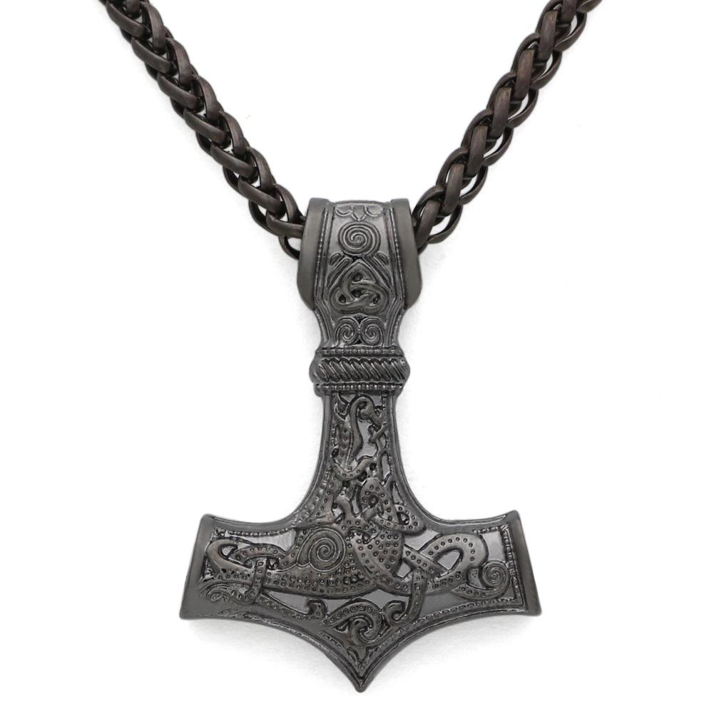 Viking Mjolnir  PROTECTION Amulet Necklace