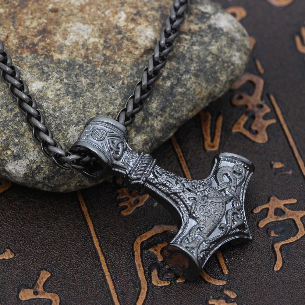 Viking Mjolnir  PROTECTION Amulet Necklace