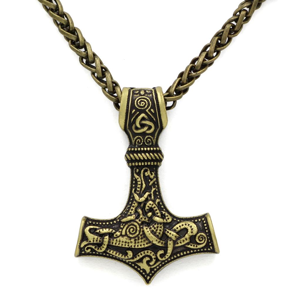 Viking Mjolnir  PROTECTION Amulet Necklace