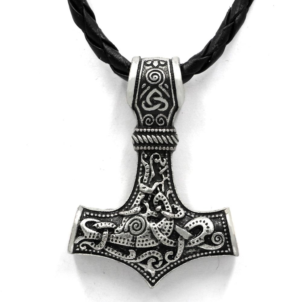 Viking Mjolnir  PROTECTION Amulet Necklace