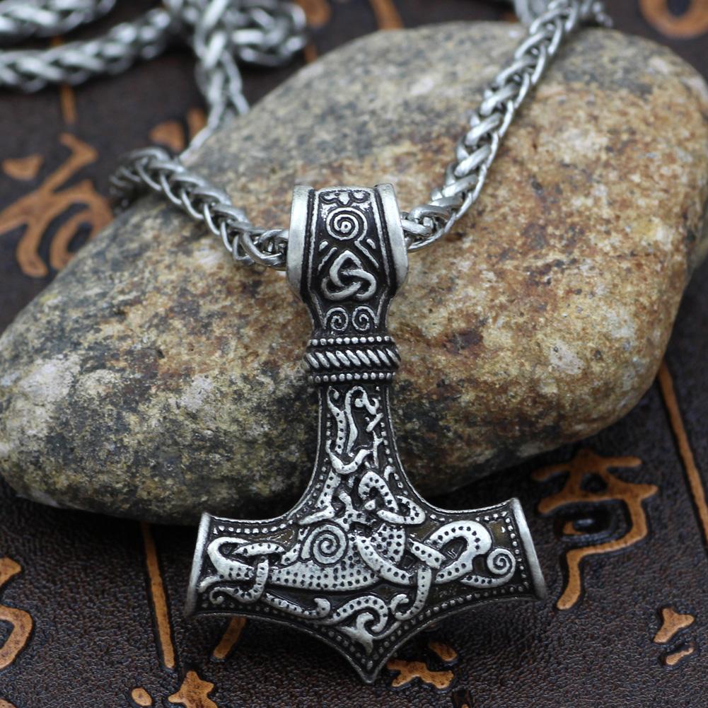 Viking Mjolnir  PROTECTION Amulet Necklace