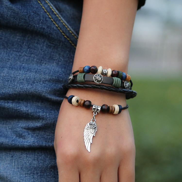 Multi Layer Wing of Protection Bracelet