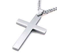 Thumbnail for Men's Minimalistic Stainless Steel Cross Necklace