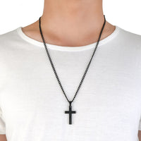 Thumbnail for Men's Minimalistic Stainless Steel Cross Necklace