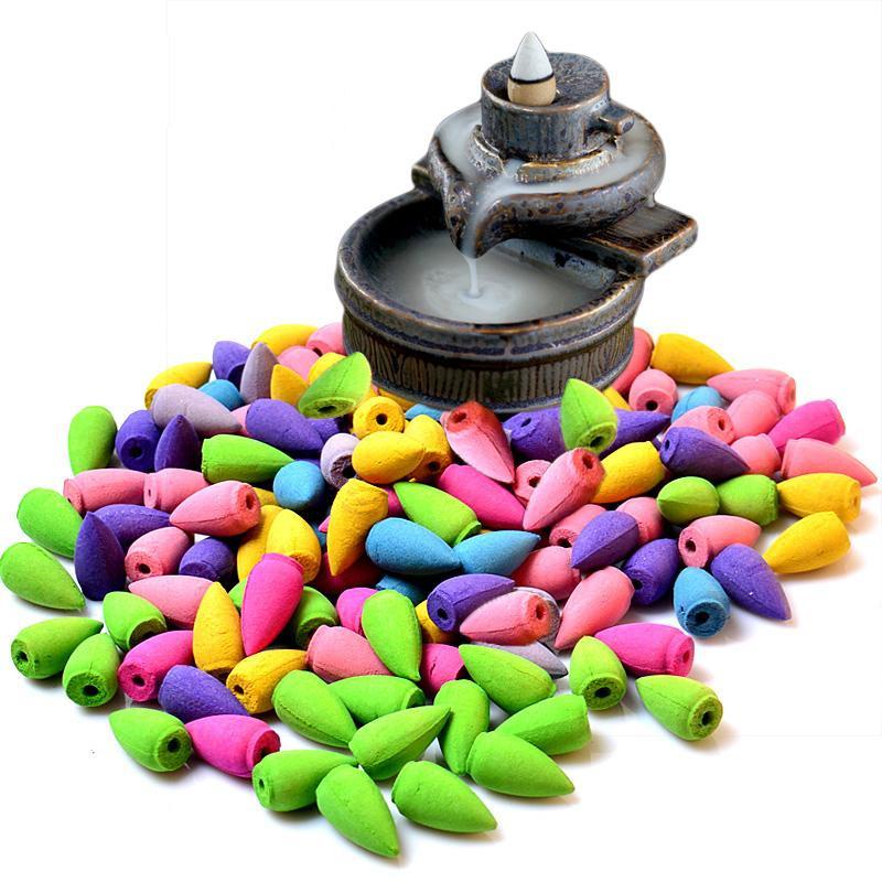 Mixed 70Pcs/Lot Natural Incense Cones