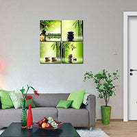 Thumbnail for 4 Panel Zen Canvas Perfect Bamboo