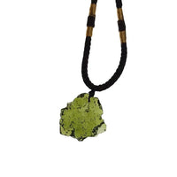 Thumbnail for Authentic Moldavite Pendant – Natural Meteorite Stone Necklace