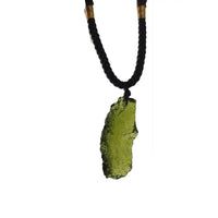 Thumbnail for Authentic Moldavite Pendant – Natural Meteorite Stone Necklace