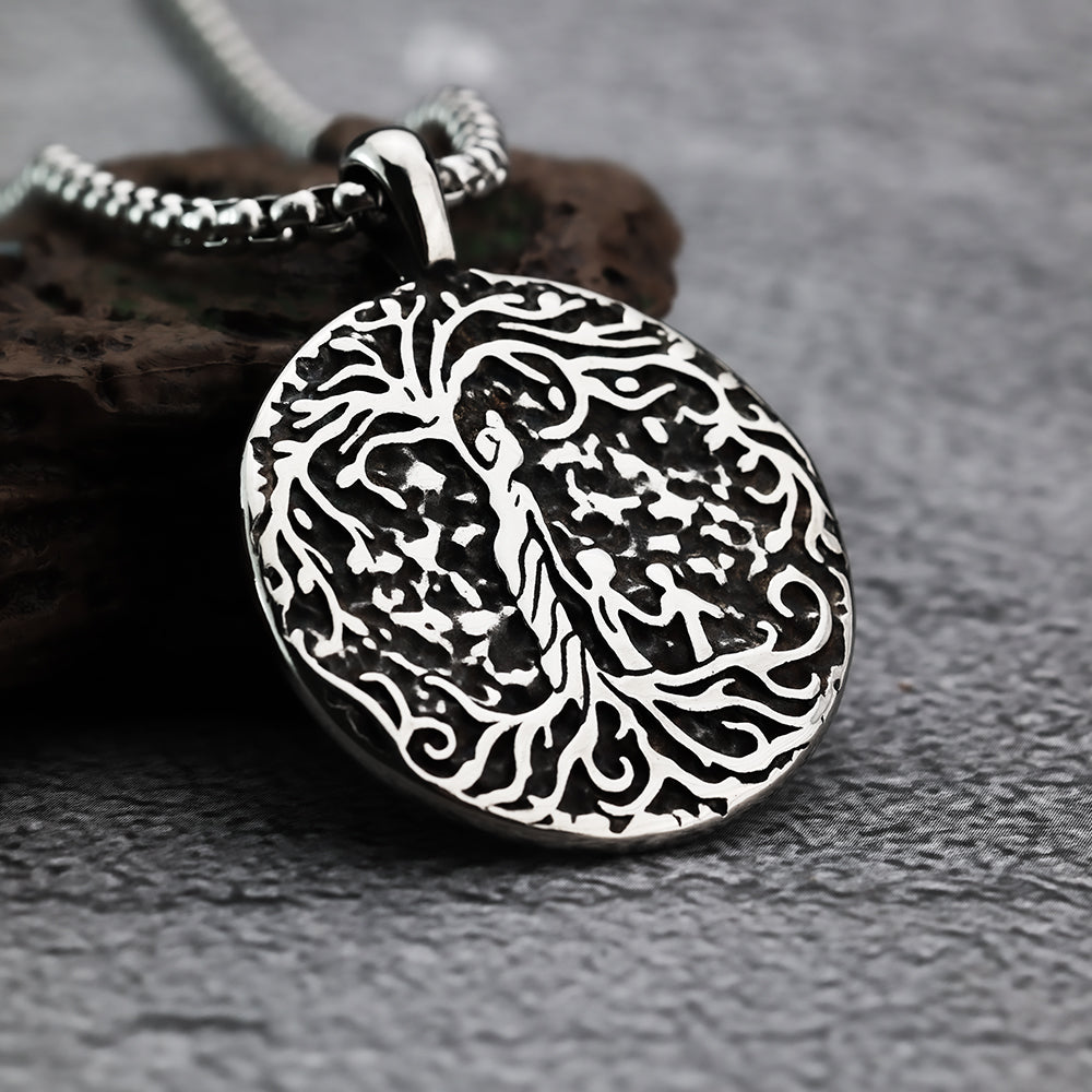 Mom & Children Family Tree of Life Necklace