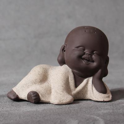 Chilled Out Monk Tea Pet Figurine