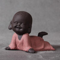 Thumbnail for Chilled Out Monk Tea Pet Figurine