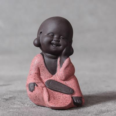 Adorable Mini Monk Buddha Tea Pet Figurine