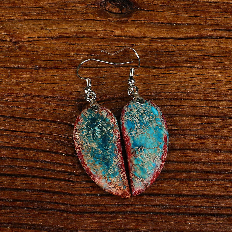 Moonlight Sonata Jasper Dangle Earrings