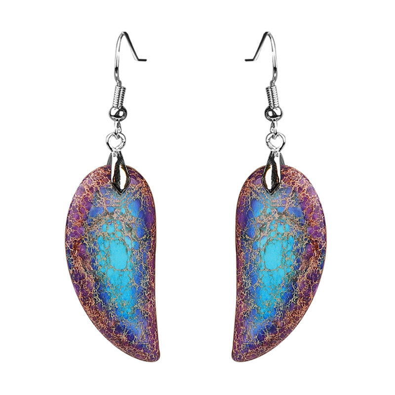 Moonlight Sonata Jasper Dangle Earrings