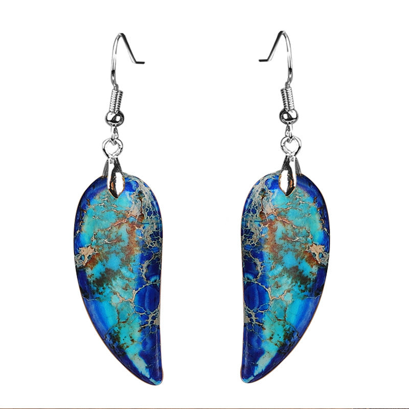 Moonlight Sonata Jasper Dangle Earrings