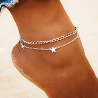 Thumbnail for Multi-Layer Chain Anklet Set