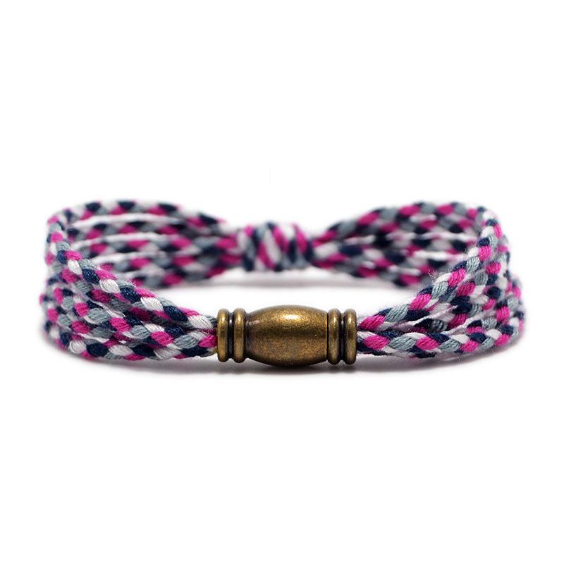 Ethnic Tibetan Copper & Cotton Rope Bracelet-Buy 2 , Get a 3rd FREE!