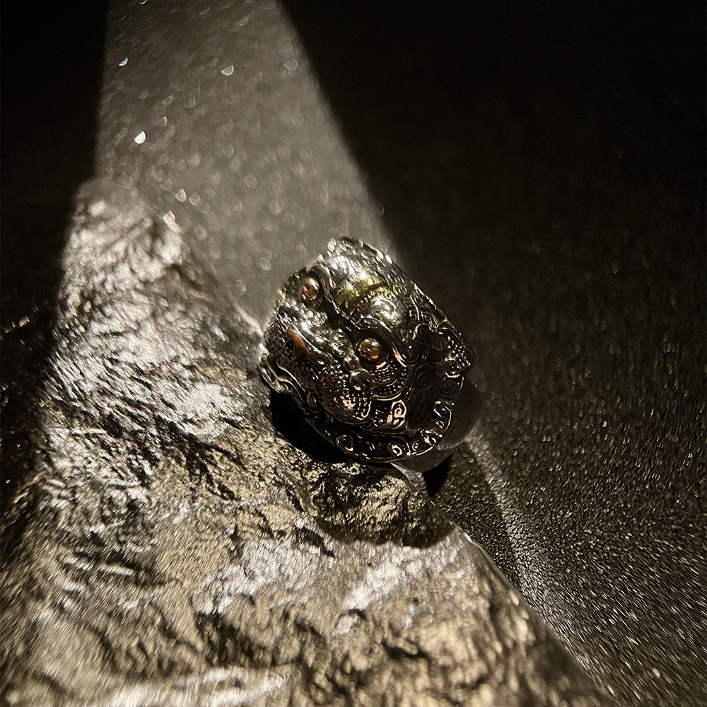 Mythical Pixiu Feng Shui Wealth Ring