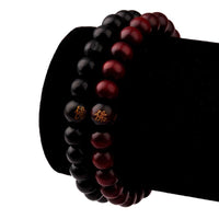 Thumbnail for Buddha Carved Sandalwood Healing Bracelet