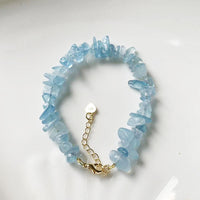 Thumbnail for Natural Handmade Aquamarine 'SERENITY' Bracelet