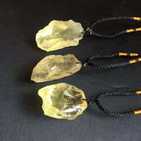 Thumbnail for Natural Raw CITRINE  Stone SUNSHINE Pendant Necklace