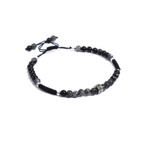 Thumbnail for Natural Onyx Black Obsidian Minimalist Bracelet (4 Styles)