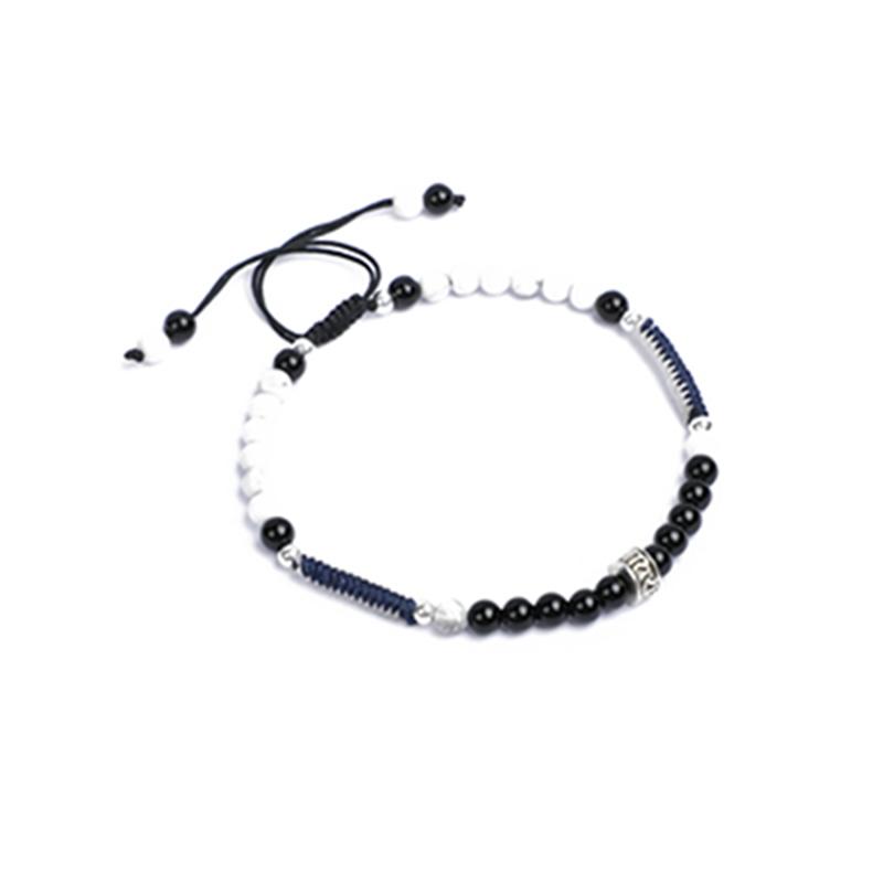 Natural Onyx Black Obsidian Minimalist Bracelet (4 Styles)