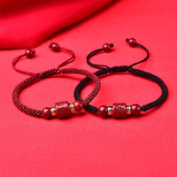 Thumbnail for Purple Cinnabar Tibetan 6 SYLLABLE Mantra Bracelet