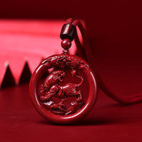 Thumbnail for Purple Cinnabar Year of the Tiger Necklace