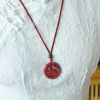 Thumbnail for Purple Cinnabar Year of the Tiger Necklace