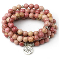 Thumbnail for Natural Rhodochrosite Stone Mala