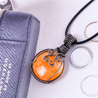 Thumbnail for Natural Stone Pendant Necklace with Chain