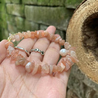 Thumbnail for Natural Handmade Sunstone 'BRIGHTENING' Bracelet