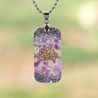 Thumbnail for Natural Crystal Reiki Energy Life Of Tree Healing Orgonite Necklace YourSoulPlace.com