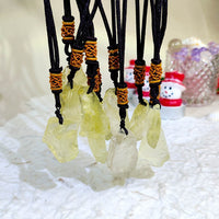 Thumbnail for Natural Citrine Pendant Raw Stone Necklace