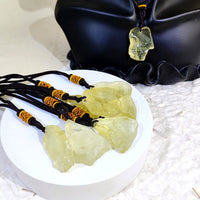 Thumbnail for Natural Citrine Pendant Raw Stone Necklace