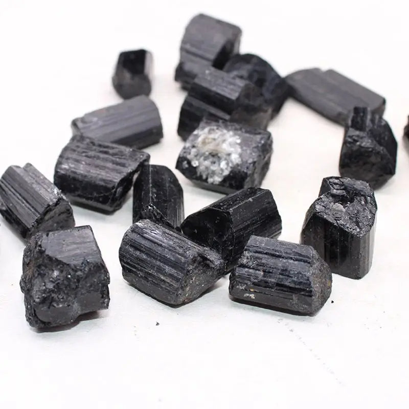 Natural Black Tourmaline Protection Pendant Necklace