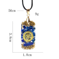 Thumbnail for Natural Lapis Lazuli Reiki Orgonite Necklace