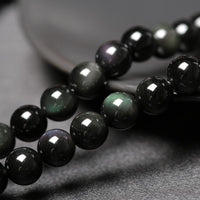 Thumbnail for Rainbow Obsidian Phoenix / Dragon Yin&Yang  LOVERS PROTECTION Bracelet