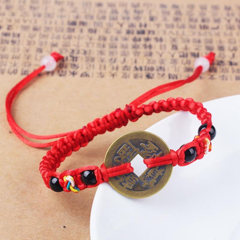 Ancient Coin FENG SHUI & Obsidian PROSPERITY Bracelet- BUY 1 , GET 2nd 70% OFF!