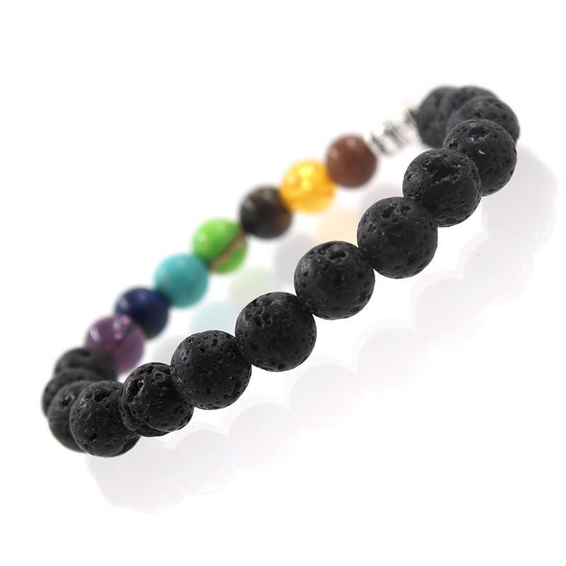 7 Chakra  Elephant Bracelet