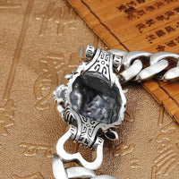 Thumbnail for Ethnic Thai Silver Men's 'Royal Bengal' Tiger Bracelet