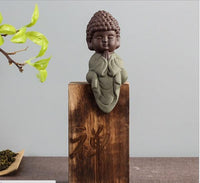 Thumbnail for Flowing Robe Cute Hand Painted Buddha Tea Pet Figurine