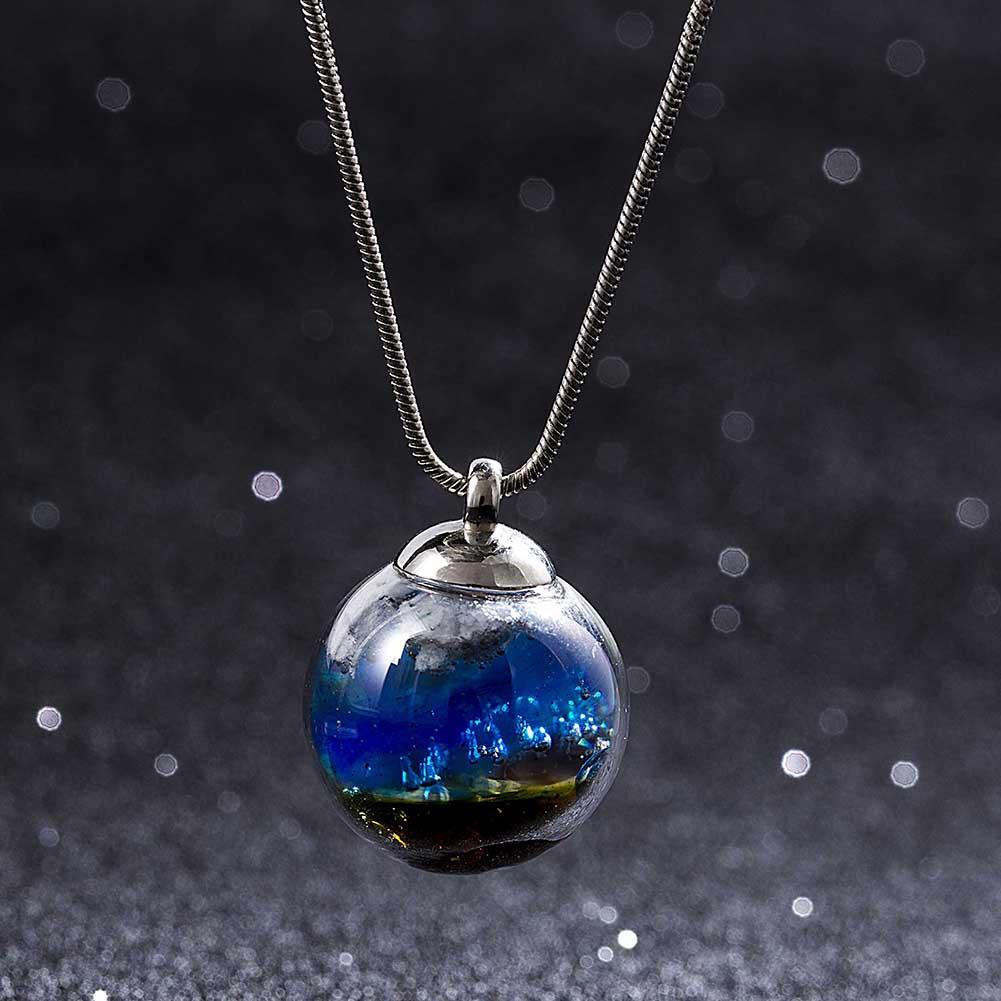 Dream World Ball Charm Necklace – Glaze Ball Pendant