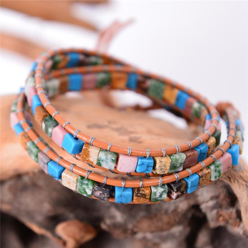 2 Strand Natural Agate Friendship Bracelets