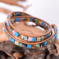 Thumbnail for 2 Strand Natural Agate Friendship Bracelets