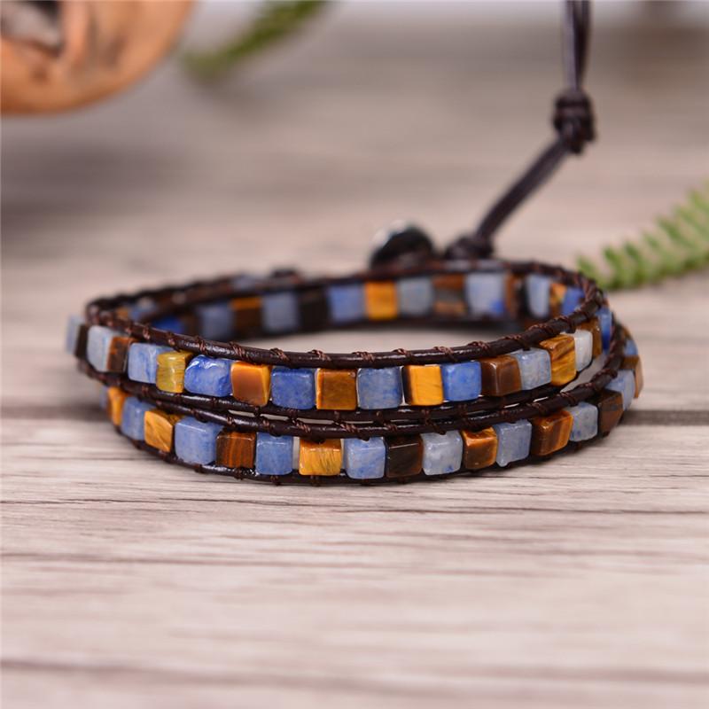 2 Strand Natural Agate Friendship Bracelets