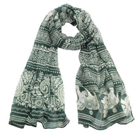 Thumbnail for Elephant Printed Long Scarf