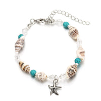 Thumbnail for Conch Starfish Pendant Beach Anklet